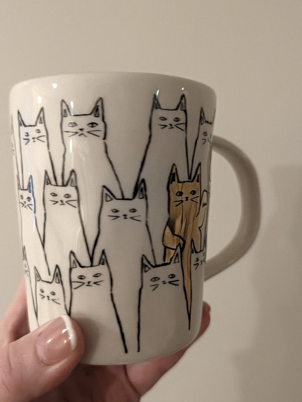 Anthropologie Cat Mug